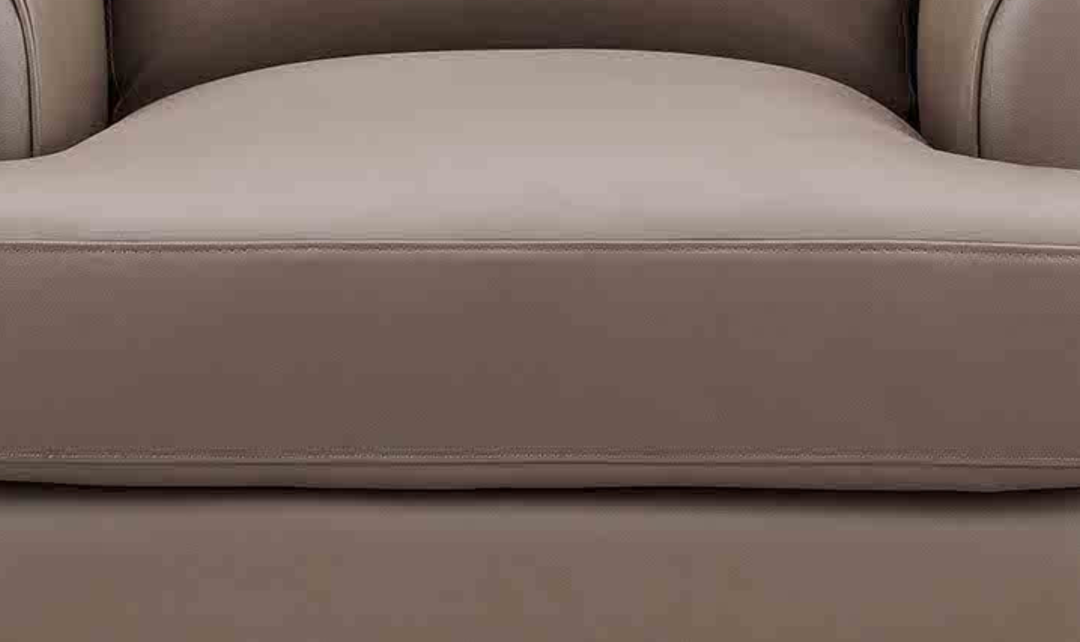 Hydeline Dawn Leather Upholstered Chair With Zip Cover
