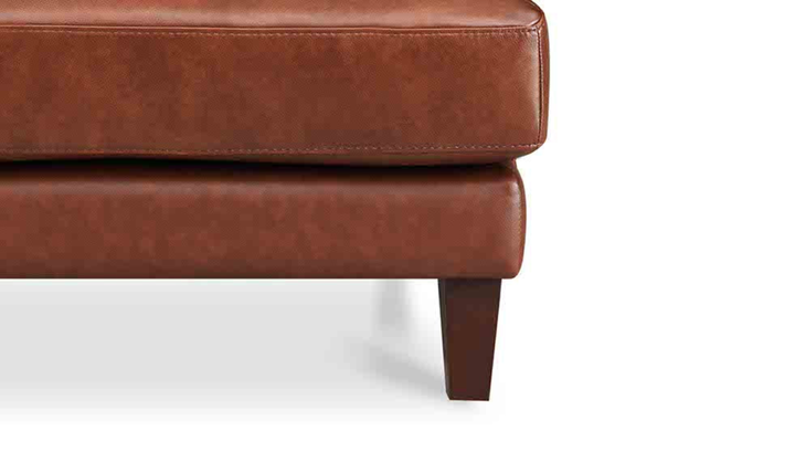 Hydeline Dawn Leather Upholstered Chair With Zip Cover