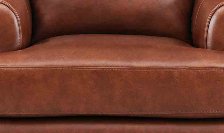 Hydeline Dawn Leather Upholstered Chair With Zip Cover