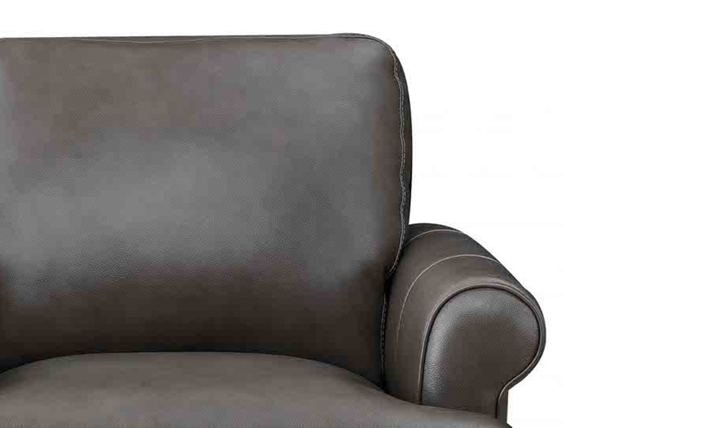 Hydeline Dawn Leather Upholstered Loveseat With Zip Cover -Jennifer Furniture