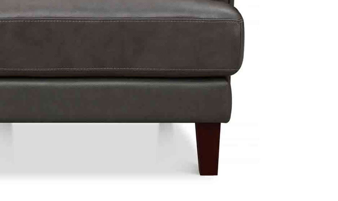 Hydeline Dawn Leather Upholstered Loveseat With Zip Cover -Jennifer Furniture