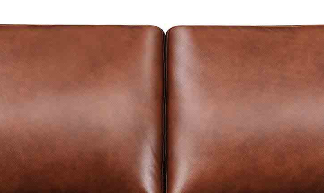 Hydeline Dawn Leather Upholstered Loveseat With Zip Cover