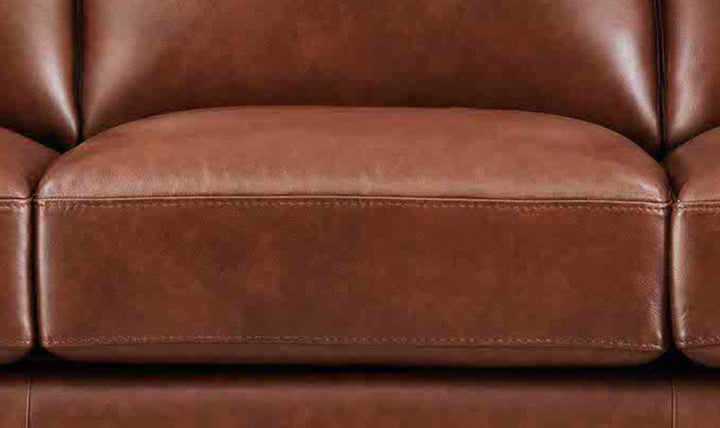 Hydeline Dawn Leather Upholstered Sofa With Zip Cover-Jenniferfurniture