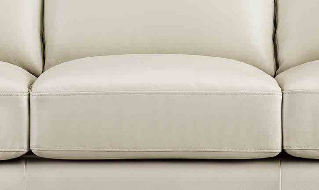 Hydeline Dawn Leather Upholstered Sofa With Zip Cover-Jenniferfurniture