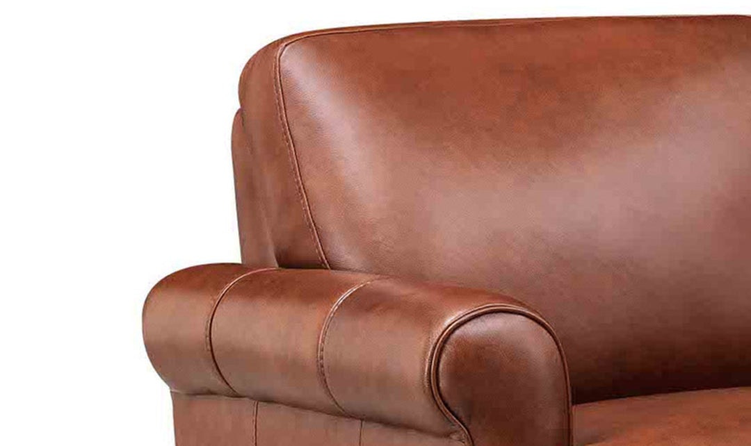 Hydeline Dawn Leather Stationary Living Room Set-JenniferFurniture