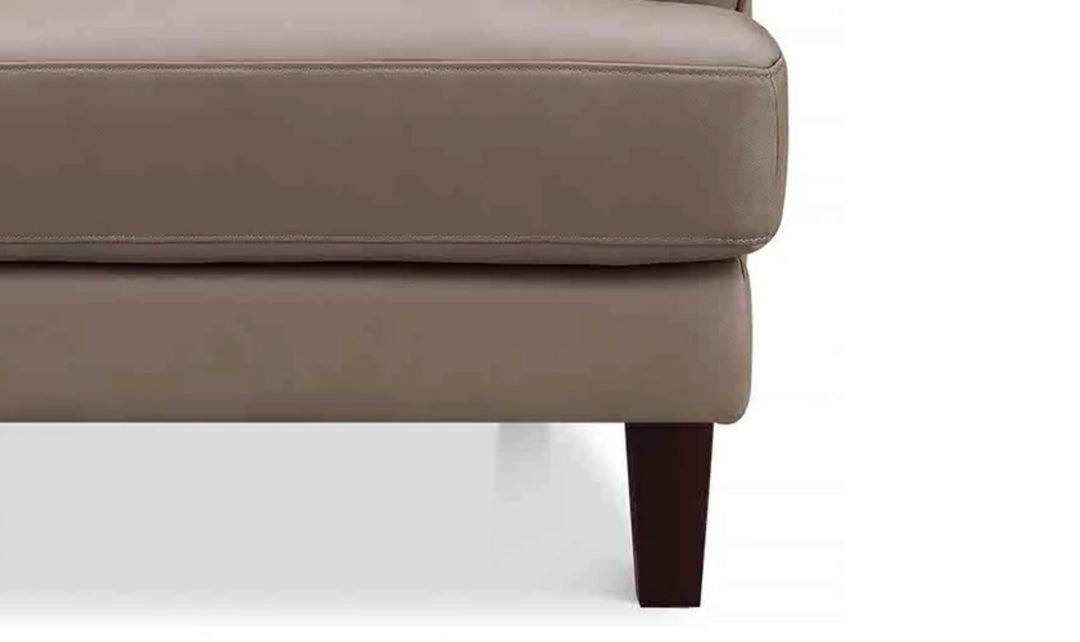 Hydeline Dawn Leather Upholstered Sofa With Zip Cover-Jenniferfurniture