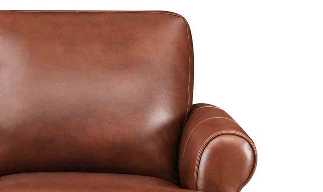 Hydeline Dawn Leather Stationary Living Room Set-JenniferFurniture