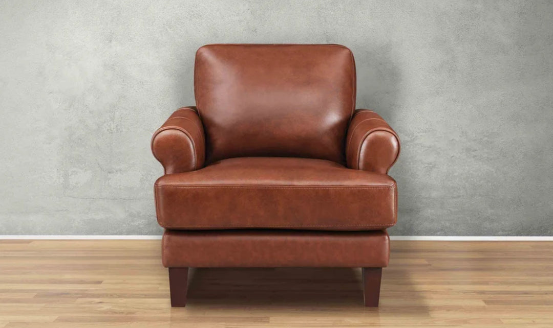 Hydeline Dawn Leather Stationary Living Room Set-JenniferFurniture
