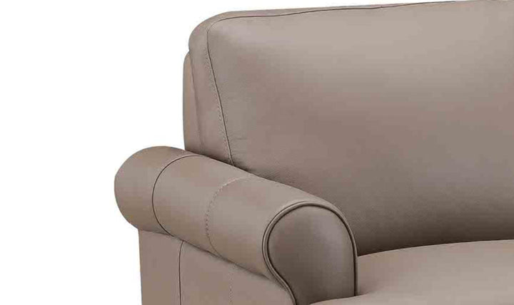 Hydeline Dawn Leather Upholstered Sofa With Zip Cover-Jenniferfurniture