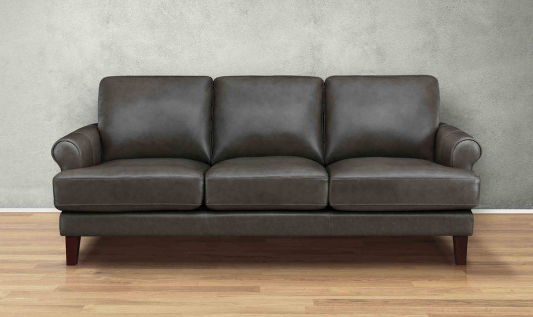 Hydeline Dawn Leather Upholstered Sofa With Zip Cover-Jenniferfurniture