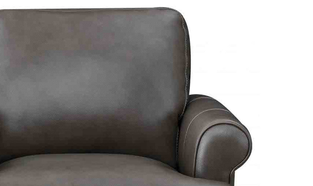 Hydeline Dawn Leather Upholstered Sofa With Zip Cover-Jenniferfurniture