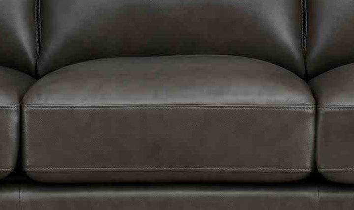 Hydeline Dawn Leather Upholstered Sofa With Zip Cover-Jenniferfurniture