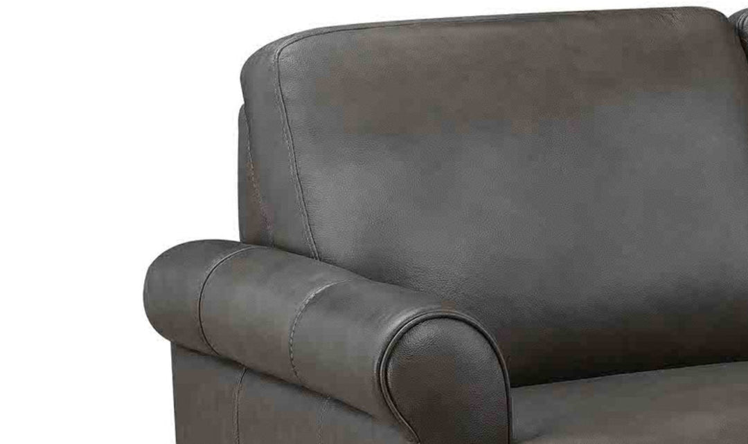 Hydeline Dawn Leather Upholstered Sofa With Zip Cover-Jenniferfurniture