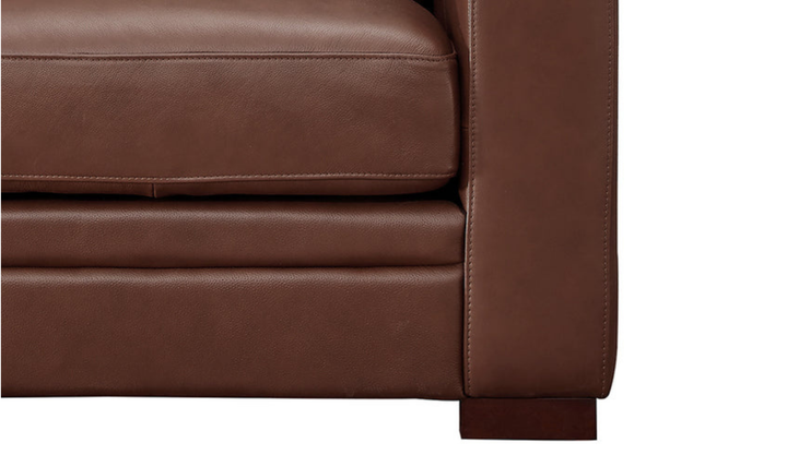 Hydeline Dillon 3-Seater Waxy Pull-up Leather Sofa in Brown-JenniferFurniture