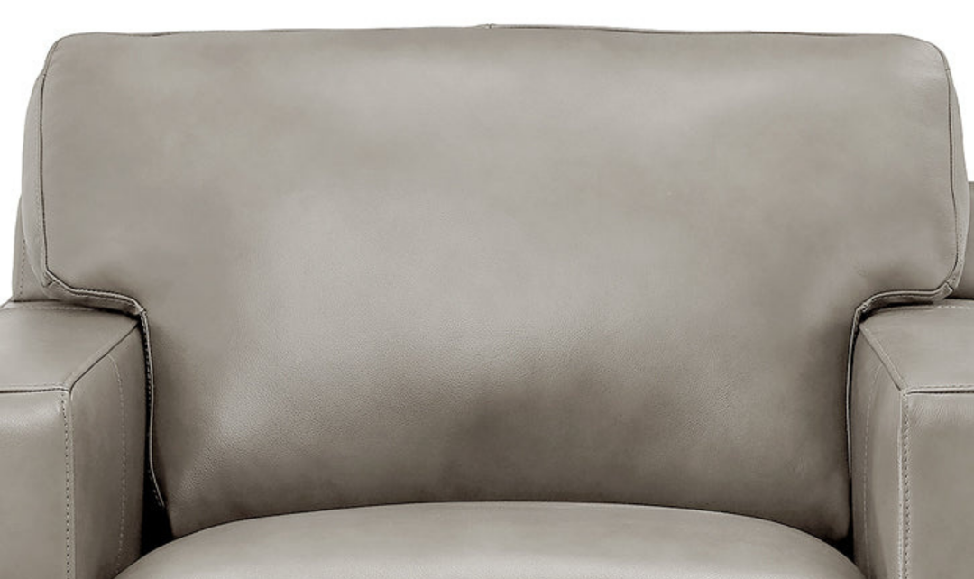 Dillon Waxy Pull-up Leather Chair WIth Track in Brown-Jennifer