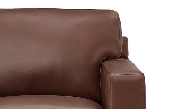 Hydeline Dillon 3-Seater Waxy Pull-up Leather Sofa in Brown-JenniferFurniture