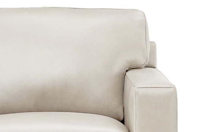 Dillon Waxy Pull-up Leather Chair WIth Track in Brown-Jennifer