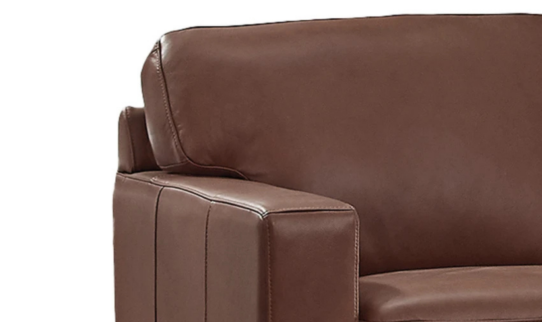 Hydeline Dillon 3-Seater Waxy Pull-up Leather Sofa in Brown-JenniferFurniture