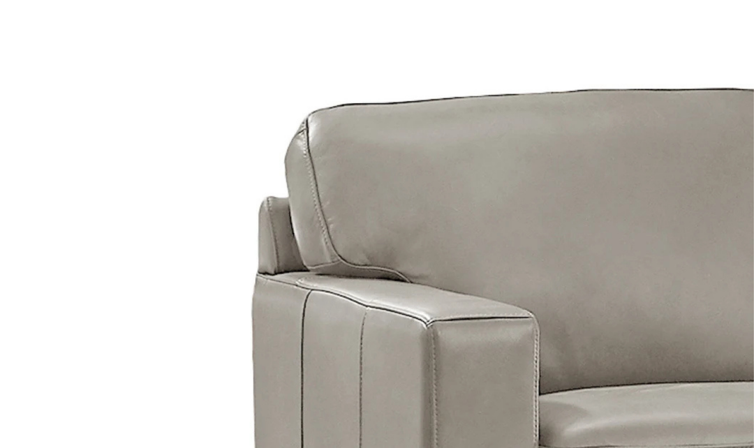Dillon Waxy Pull-up Leather Chair WIth Track in Brown-Jennifer