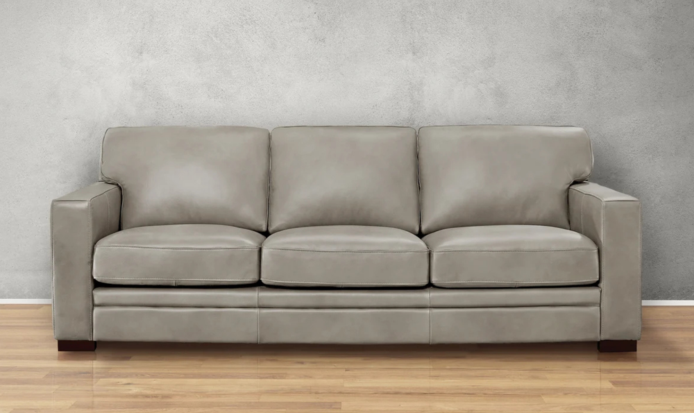 Hydeline Dillon 3-Seater Waxy Pull-up Leather Sofa in Brown-JenniferFurniture