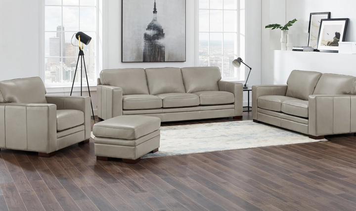 Hydeline Dillon 3-Seater Waxy Pull-up Leather Sofa in Brown-JenniferFurniture