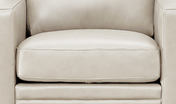 Dillon Waxy Pull-up Leather Chair WIth Track in Brown-Jennifer