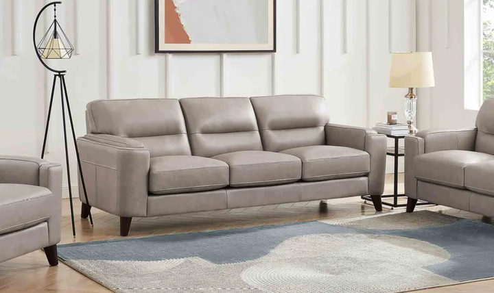 Hydeline Elm Leather 3-Seater Leather Sofa With Zip Cover-Jennifer Furniture