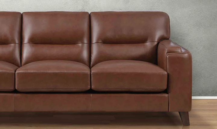 Hydeline Elm Leather 3-Seater Leather Sofa With Zip Cover-Jennifer Furniture