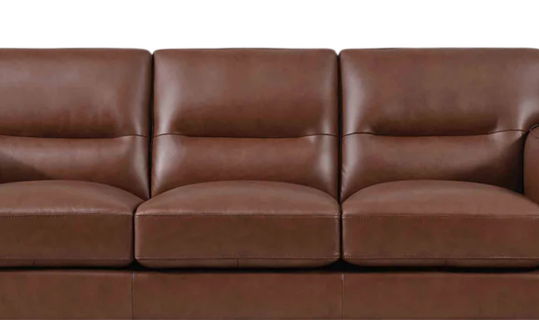 Hydeline Elm Leather 3-Seater Leather Sofa With Zip Cover