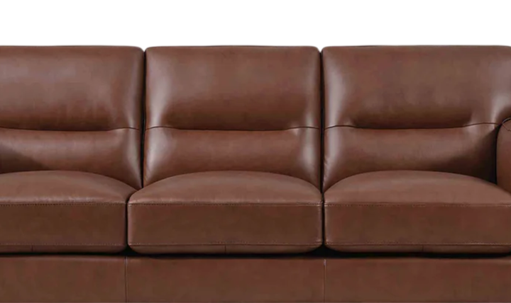 Hydeline Elm Leather 3-Seater Leather Sofa With Zip Cover