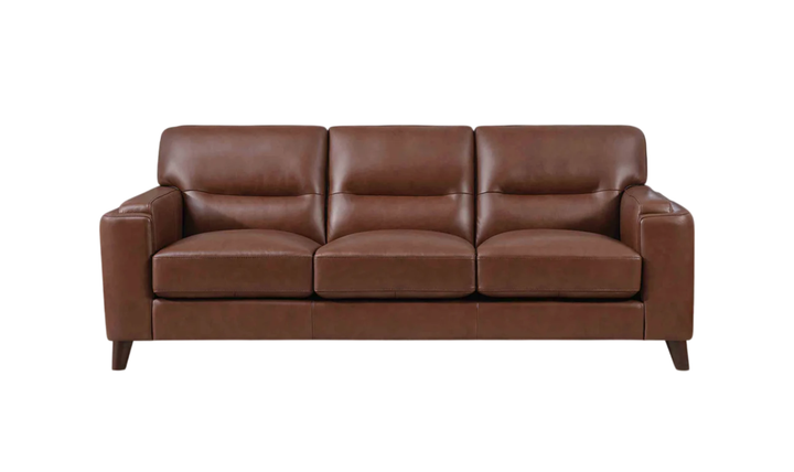 Hydeline Elm Leather 3-Seater Leather Sofa With Zip Cover