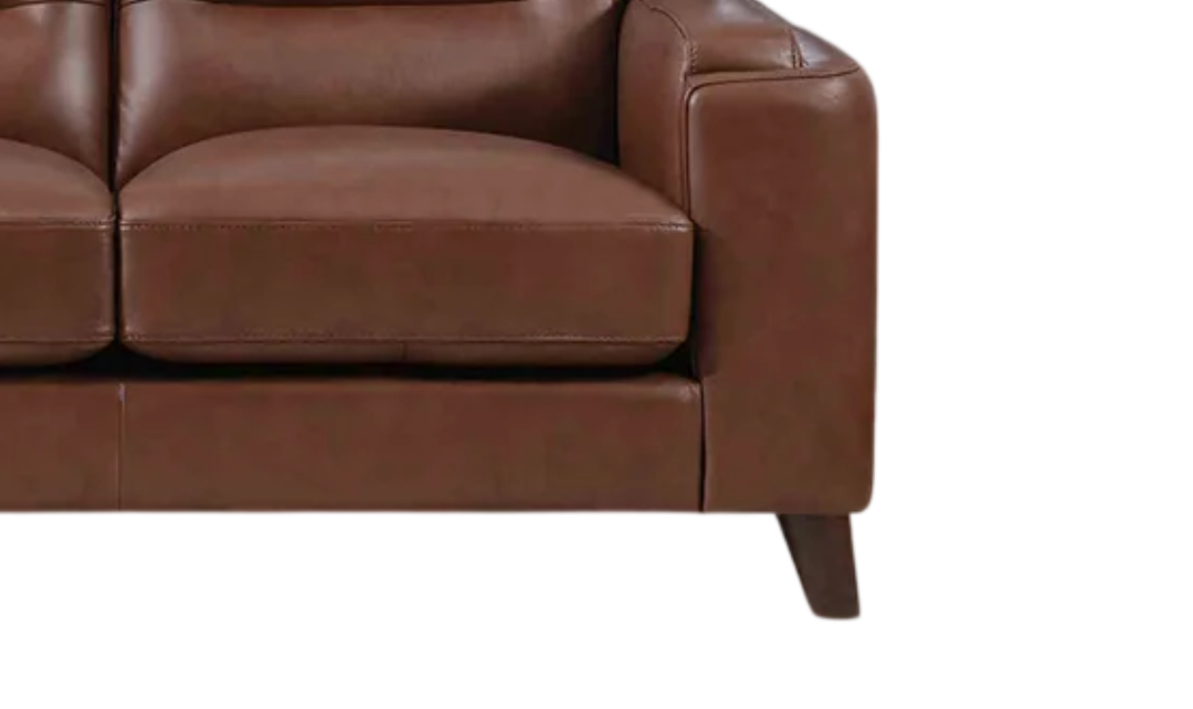 Hydeline Elm Leather 3-Seater Leather Sofa With Zip Cover