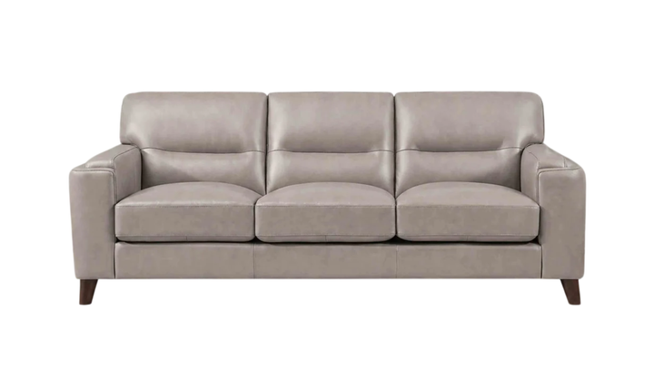 Hydeline Elm Leather 3-Seater Leather Sofa With Zip Cover