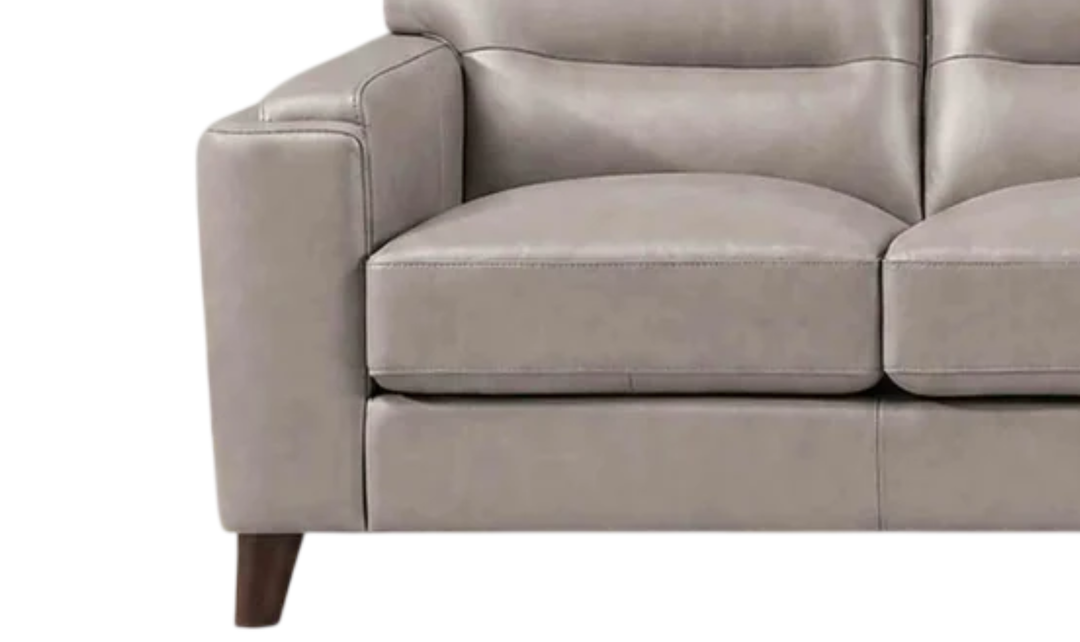 Hydeline Elm Leather 3-Seater Leather Sofa With Zip Cover