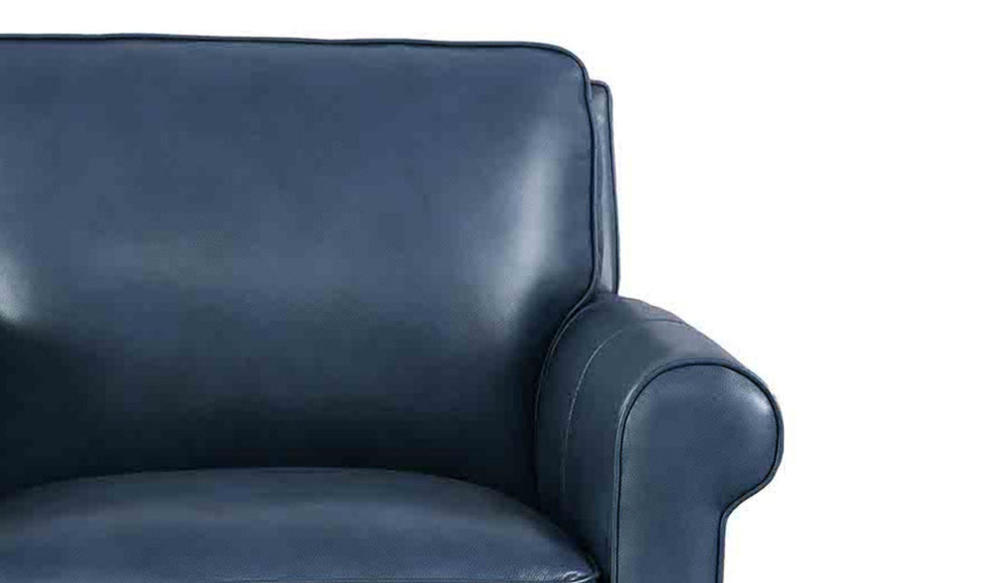 Hydeline Laguna Leather Collection Sofa With Zip Cover-JenniferFurniture