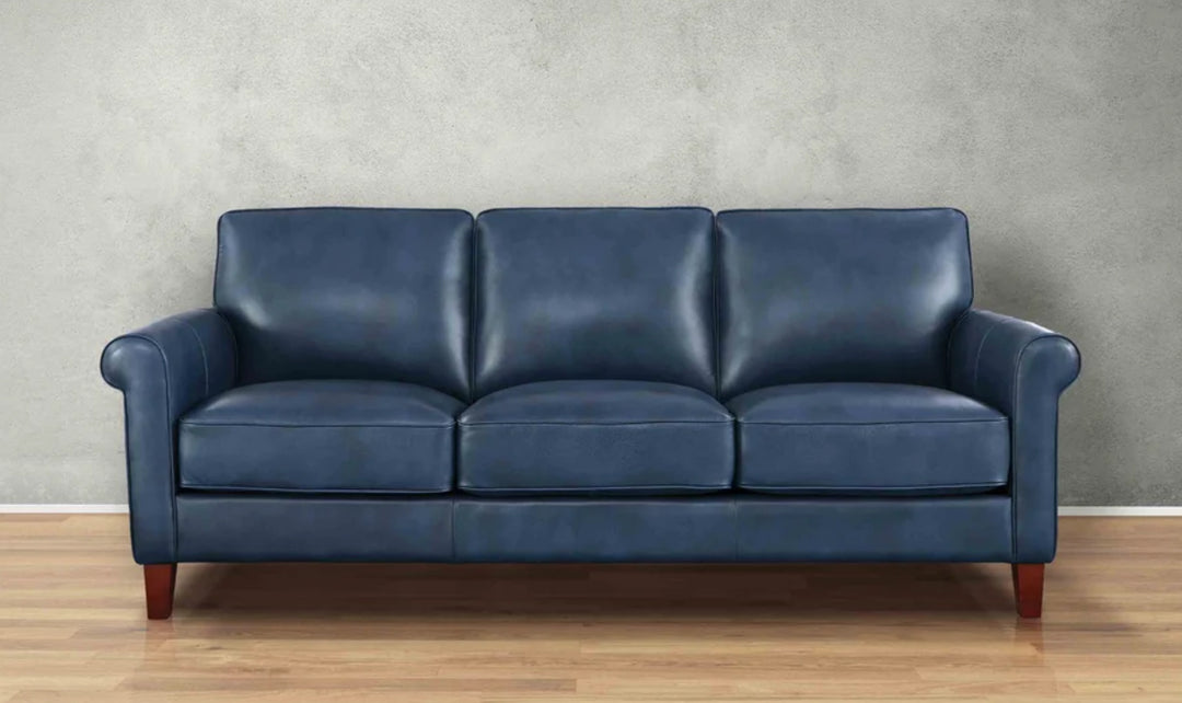 Hydeline Laguna Leather Collection Sofa With Zip Cover-JenniferFurniture