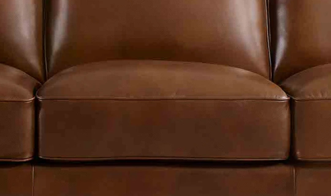 Hydeline Laguna Leather Collection Sofa With Zip Cover-JenniferFurniture