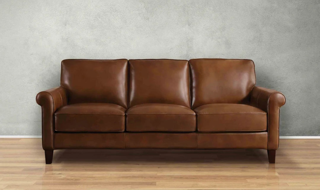 Hydeline Laguna Leather Collection Sofa With Zip Cover-JenniferFurniture