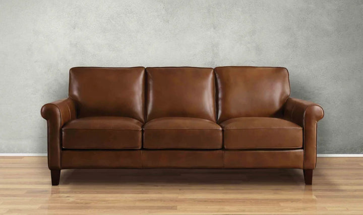 Hydeline Laguna Leather Collection Sofa With Zip Cover-JenniferFurniture
