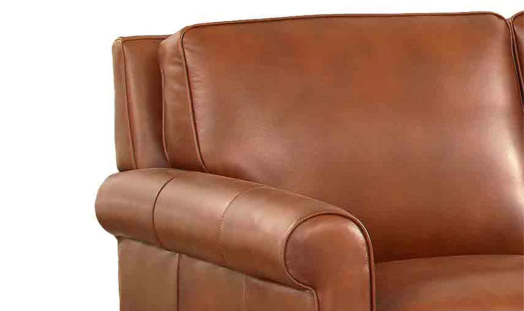 Hydeline Laguna Leather Collection Sofa With Zip Cover-JenniferFurniture
