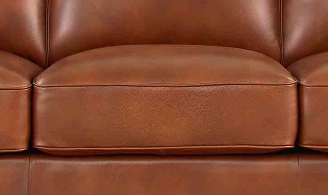 Hydeline Laguna Leather Collection Sofa With Zip Cover-JenniferFurniture