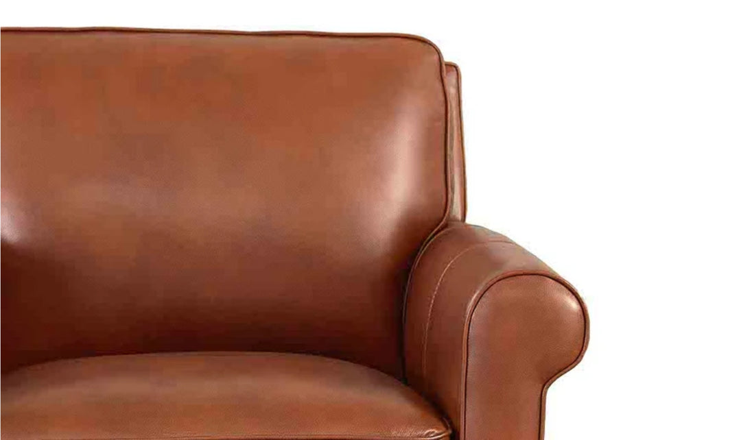 Hydeline Laguna Leather Collection Sofa With Zip Cover-JenniferFurniture