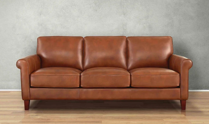 Hydeline Laguna Leather Collection Sofa With Zip Cover-JenniferFurniture