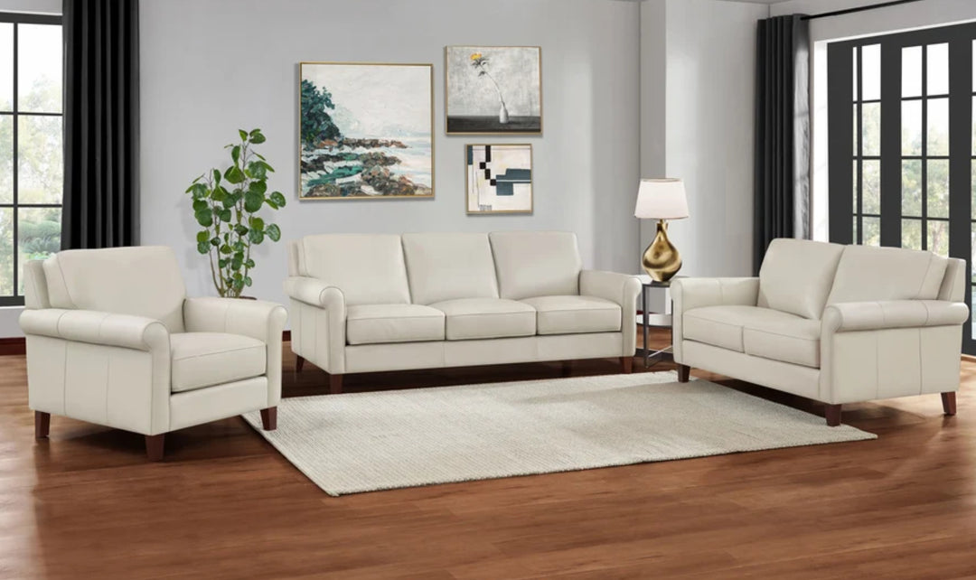 Hydeline Laguna Leather Collection Sofa With Zip Cover-JenniferFurniture