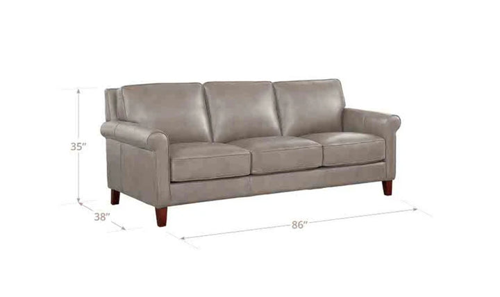 Hydeline Laguna Leather Collection Sofa With Zip Cover-JenniferFurniture