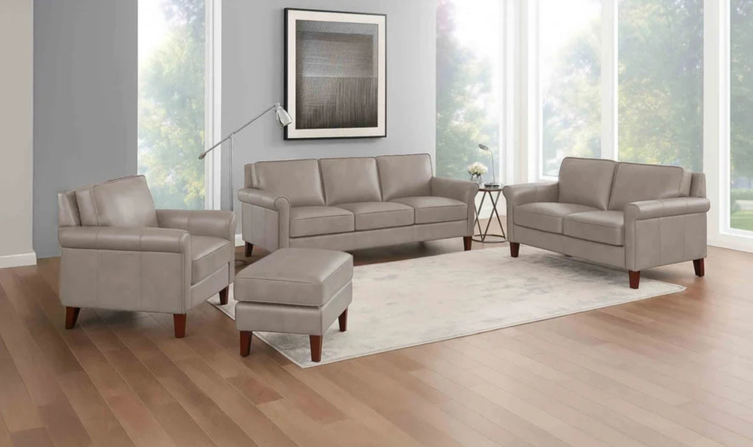 Hydeline Laguna Leather Collection Sofa With Zip Cover-JenniferFurniture