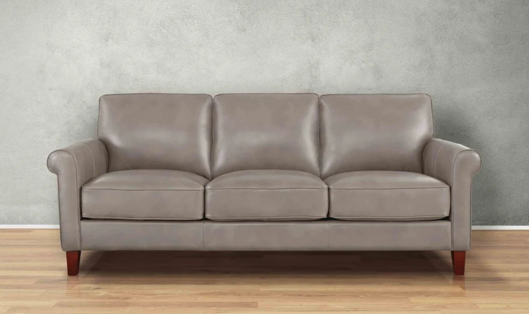 Hydeline Laguna Leather Collection Sofa With Zip Cover-JenniferFurniture