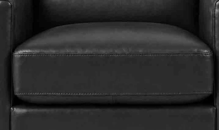 Hydeline Elm Leather Chair with Zip Cover & Removable Seat Cushions-Jenniferfurniture