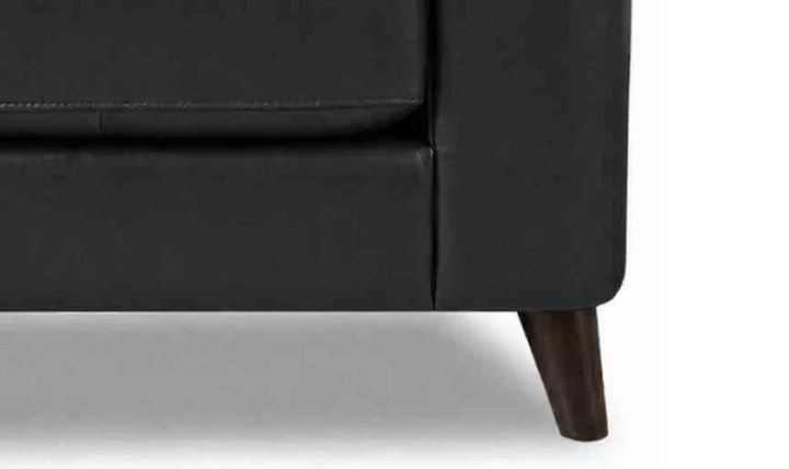 Hydeline Elm Leather Chair with Zip Cover & Removable Seat Cushions-Jenniferfurniture