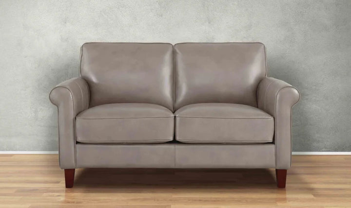 Hydeline Laguna Leather Loveseat With Zip Cover